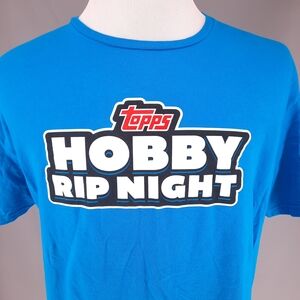 2024 Topps Trading Cards  Hobby Rip Night Blue T-shirt Adult XL